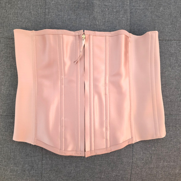 SPANX Womens Shaping Cinching Waist Trainer Sculpture Top Zip Up Corset Size XL - Picture 1 of 7